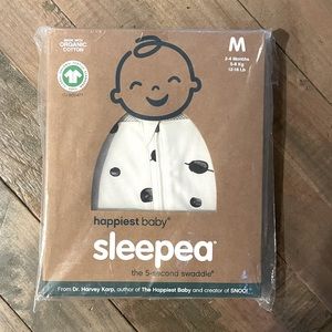 NWT Happiest Baby Sleepea 5 Second Swaddle Size Medium